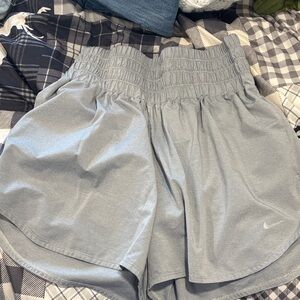 Nike Women's Light Gray Athletic Shorts